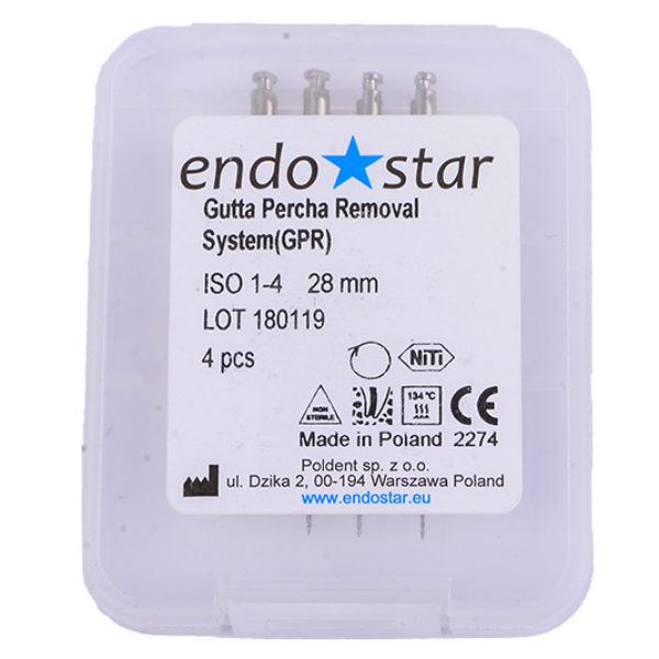 Poldent endostar Gutta Percha Remover (GPR) Kit