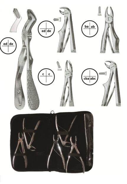 Pedo Forceps Kit Of 5 Pieces