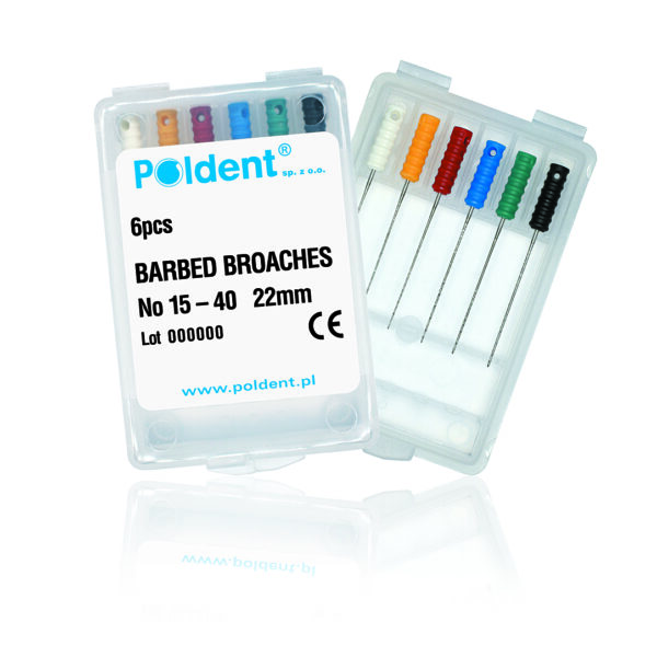 Poldent endostar Barbed Broaches