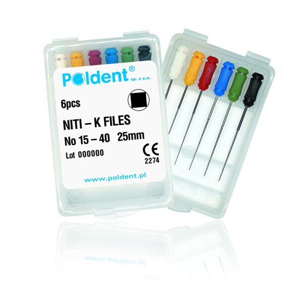 Poldent endostar K.files (NiTi)