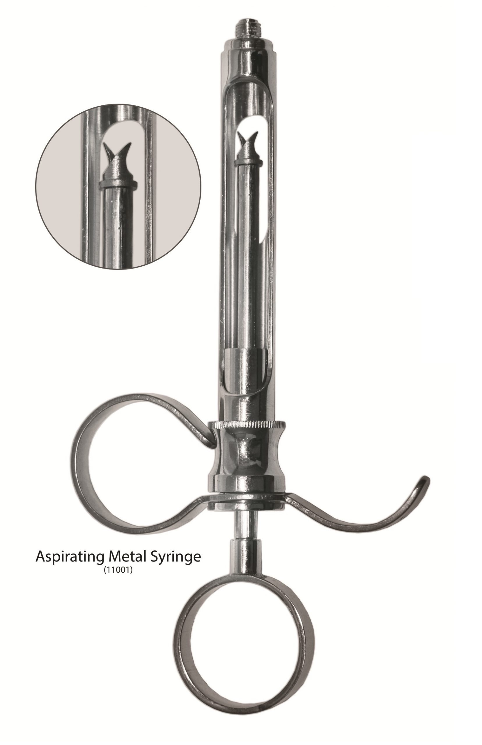 Aspirating Metal Syringe