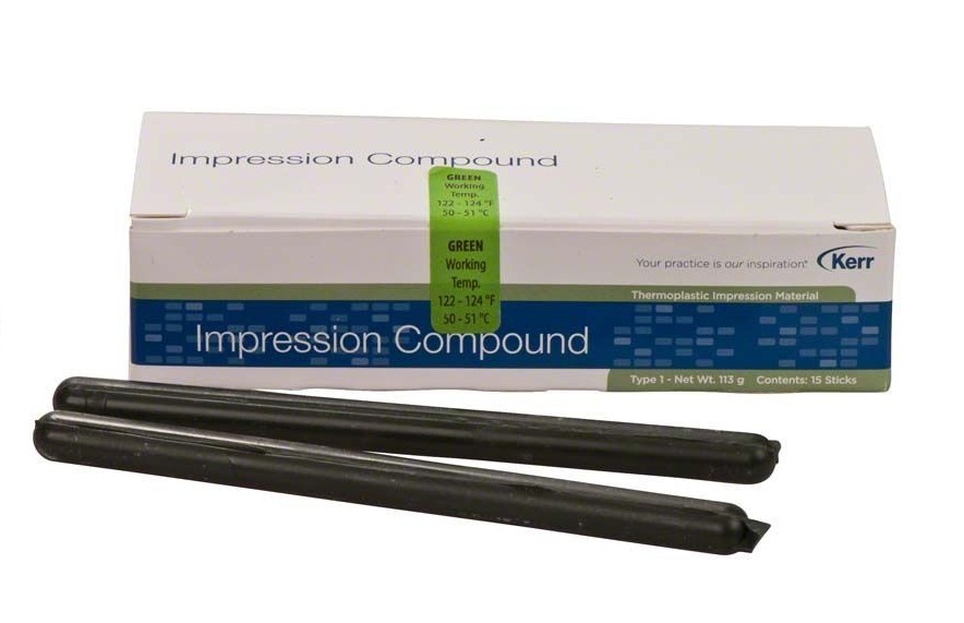 Impression Compound kerr sticks green (1)